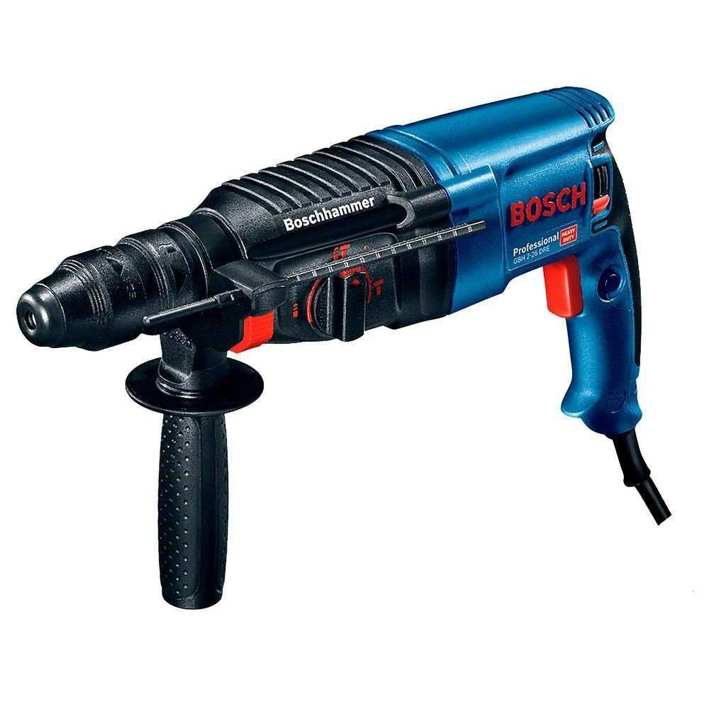 Martelo Perfurador Rompedor GBH-2-26-DRE 800W 2,7J EPTA 110V com Maleta BOSCH-06112537D0-000 - 1