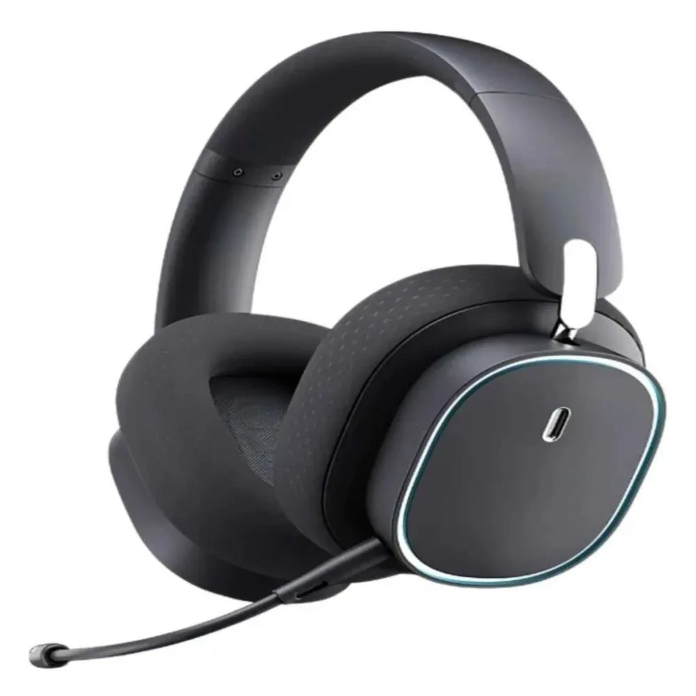 Headphone Gamer GH02 Sem Fio com RGB e Microfone Removível Preto - Baseus - 1