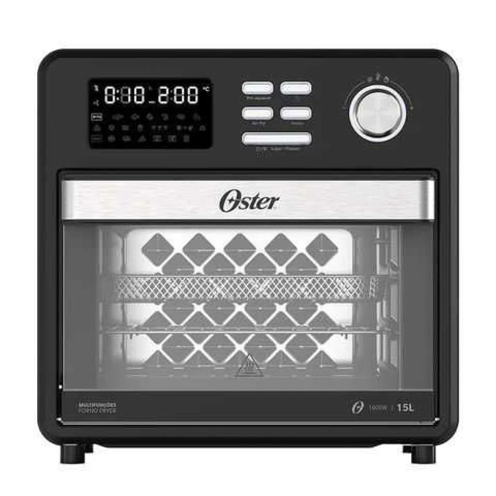 Forno Elétrico e Fryer Oster Multifunções Compact 15 Litros - 1