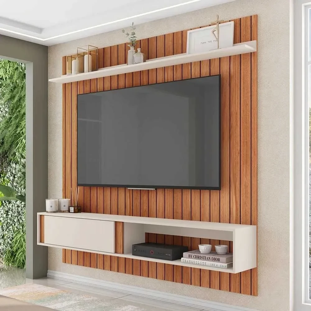 Painel para TV Até 70 Polegadas Boreal 1 Porta Freijó/Off White - 1