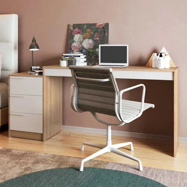 Mesa Escrivaninha Infantil 3 Gavetas