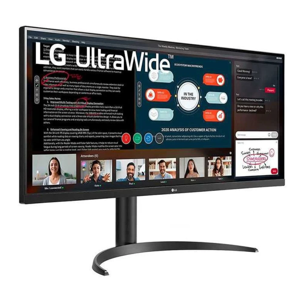 Monitor Ultra Wide LG 34WP550 34 Pol. - 1