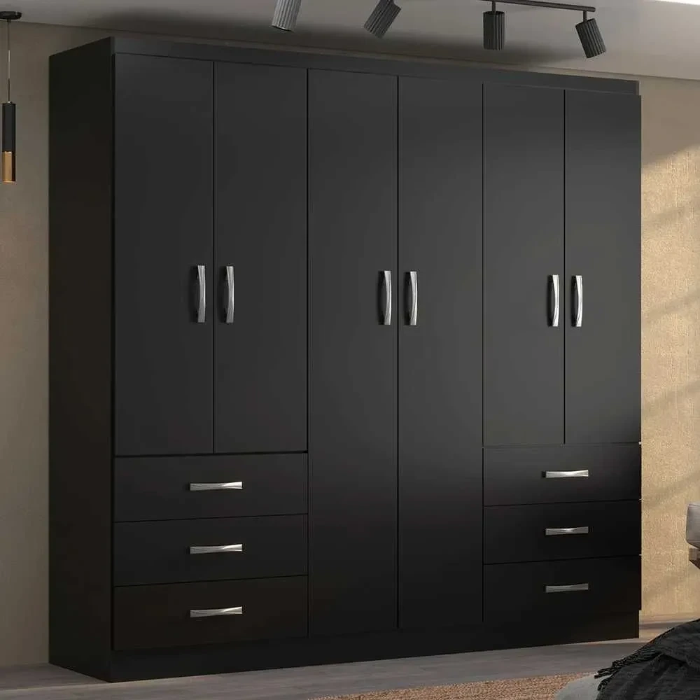 Guarda Roupa Casal New Encante 6 Portas 6 Gavetas - 1