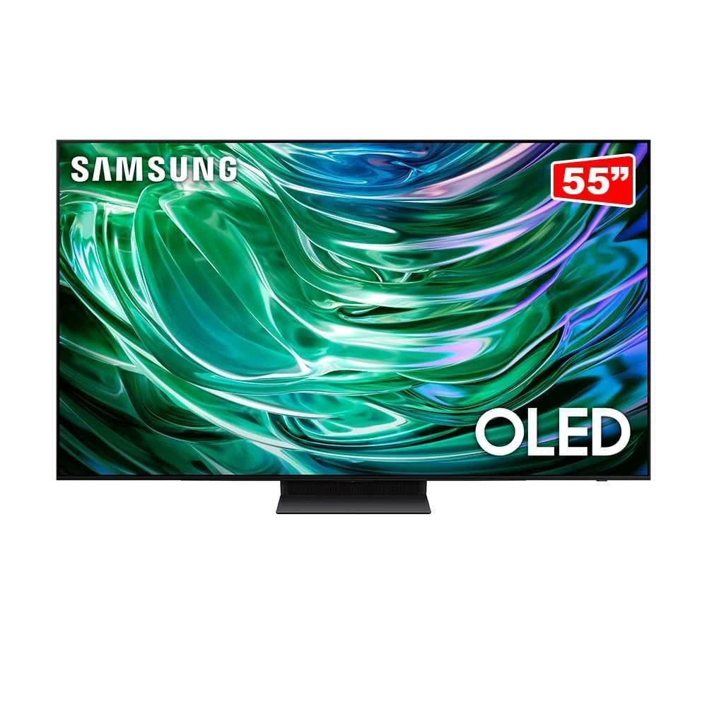 Smart TV 55" Samsung AI Gaming OLED 4K Preto/Grafite - 1