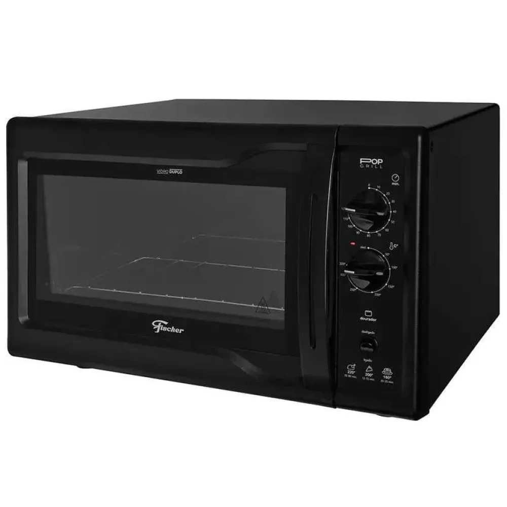 Forno Elétrico de Bancada 44 Litros Fischer Pop Grill 1750W - 1