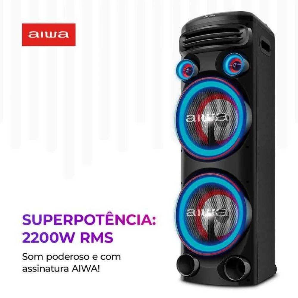 Caixa de Som AIWA T2W-01 2200W - 1