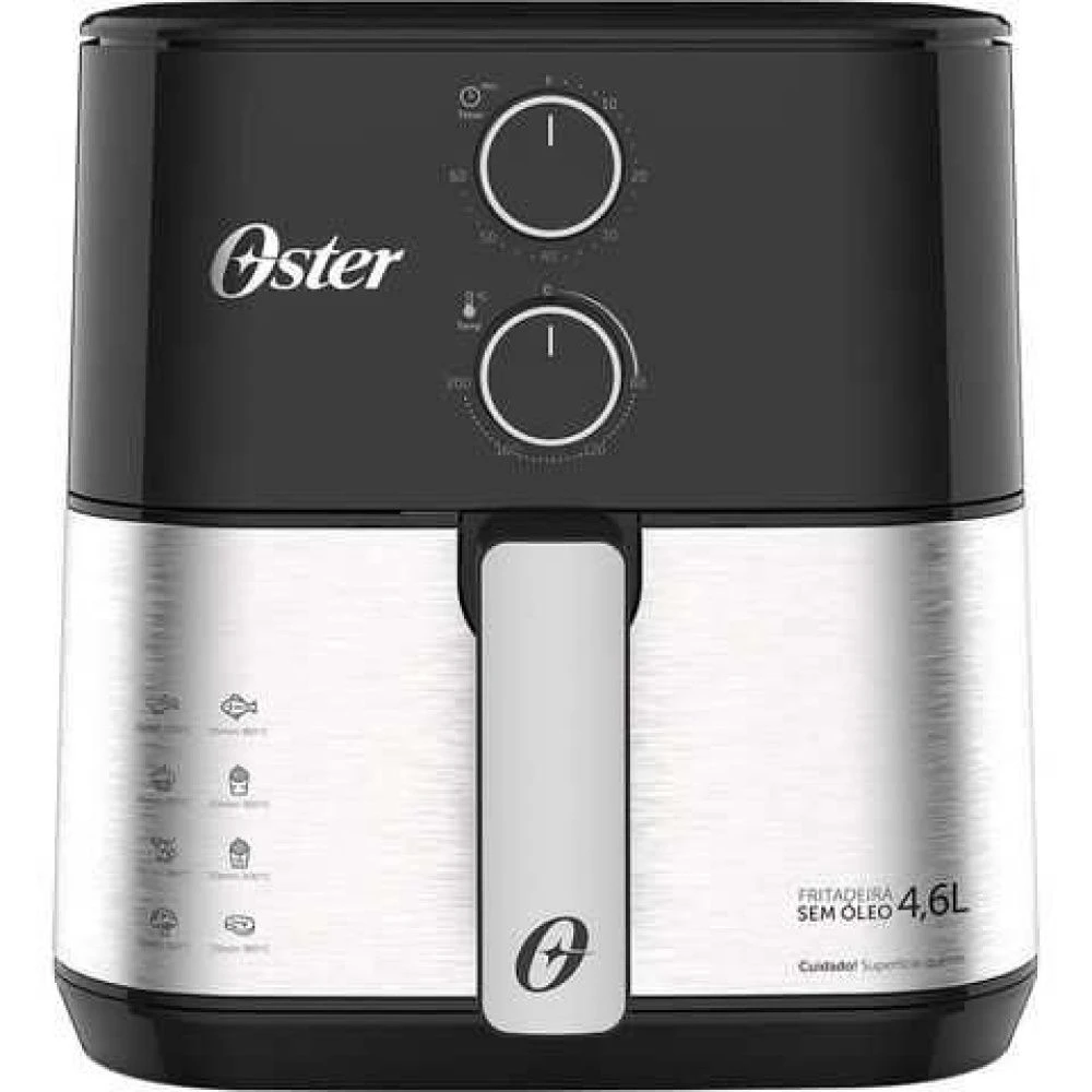 Fritadeira Elétrica Oster Inox Compact 4,6 Litros - 1