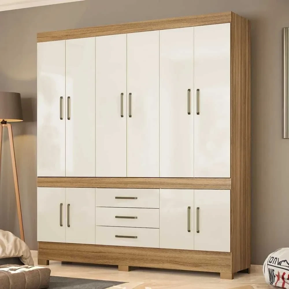 Guarda Roupa Casal New Murano 10 Portas - 1