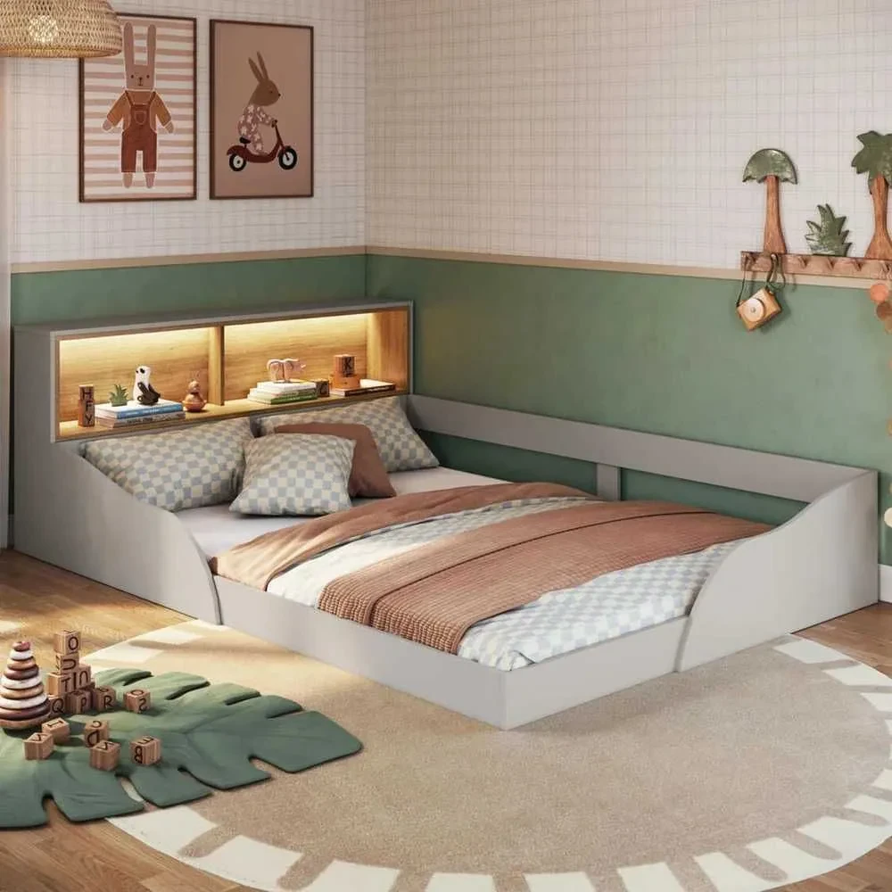 Cama Montessoriana Casal Lille com Led - 1
