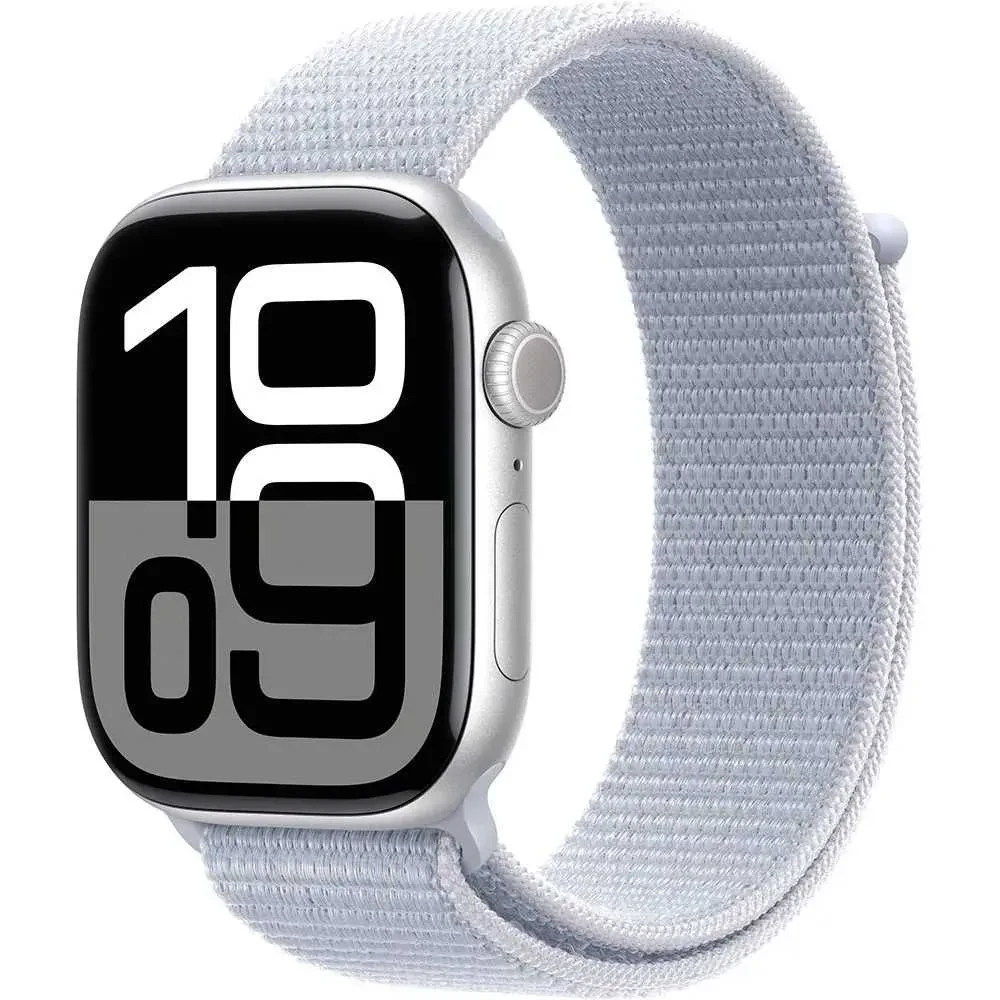 Relógio Smartwatch Apple Watch Series 10 GPS 42mm Sport Band Silver Aluminium / Blue Cloud - 1