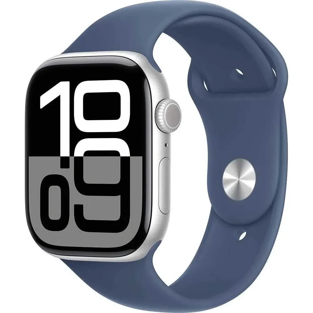 Relógio Smartwatch Apple Watch Series 10 GPS 42mm Sport Band M-L Silver Aluminium / Denim - 1