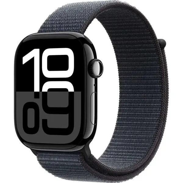 Relógio Smartwatch Apple Watch Series 10 GPS 42mm Sport Loop Black Aluminium / Ink