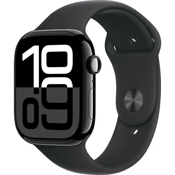 Relógio Smartwatch Apple Watch Series 10 GPS 42mm Sport Band M-L Black Aluminium / Black