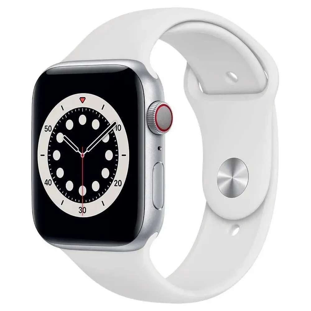 Relógio Smartwatch Apple Series 6 GPS+Cellular 44 mm Silver / White - 1