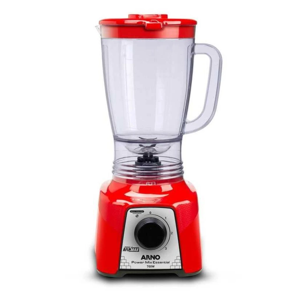 Liquidificador Arno Power Mix Essential 700W 2,4 Litros Vermelho LQ18 - 1