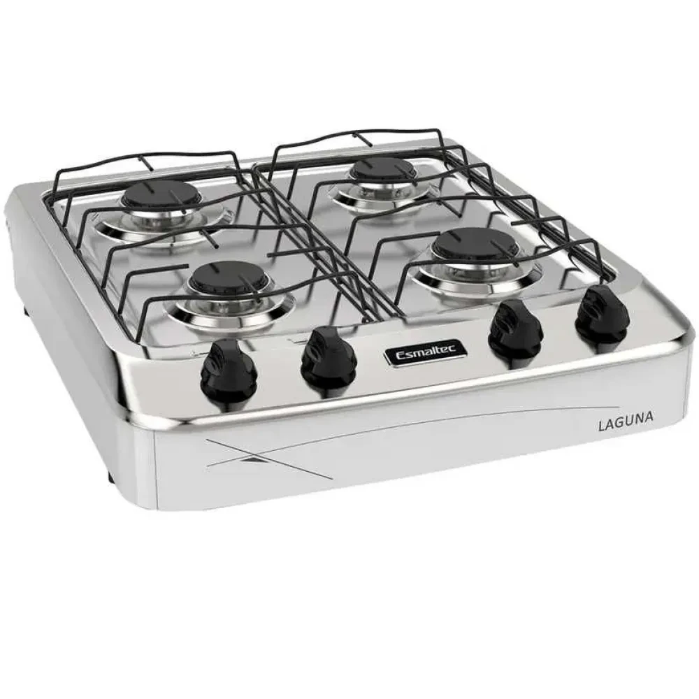 Fogão Portátil Esmaltec Laguna 4 Bocas Branco - 1