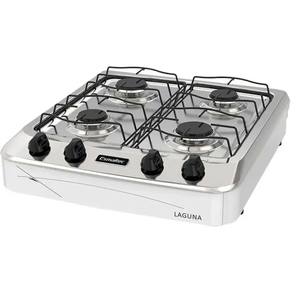 Fogão Portátil Esmaltec Laguna 4 Bocas Branco - 1