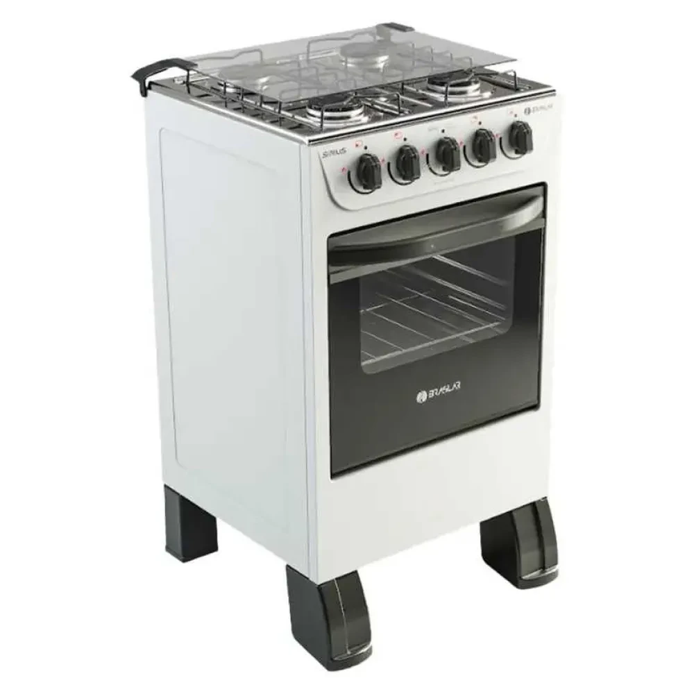 Fogão Braslar New Sirius 4 Bocas Branco - 1