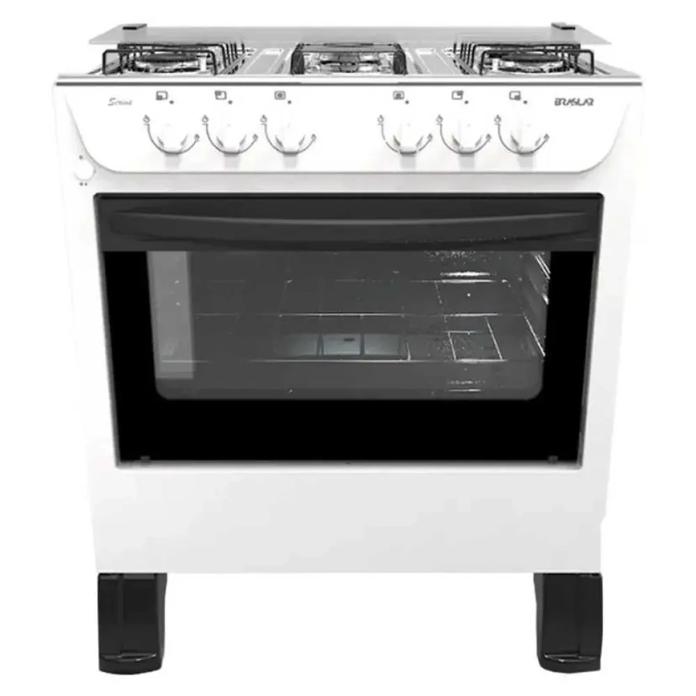 Fogão Braslar New Sirius Plus 5 Bocas Branco - 1