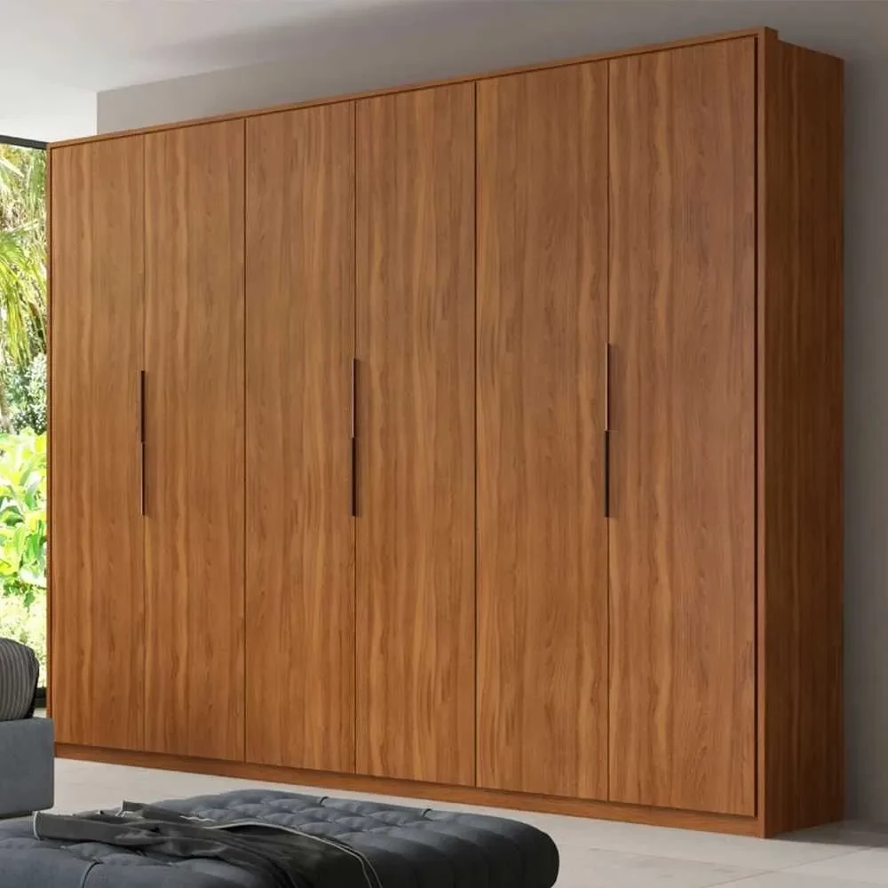 Guarda Roupa Casal Atrice 6 Portas 6 Gavetas Amêndola Touch - 1