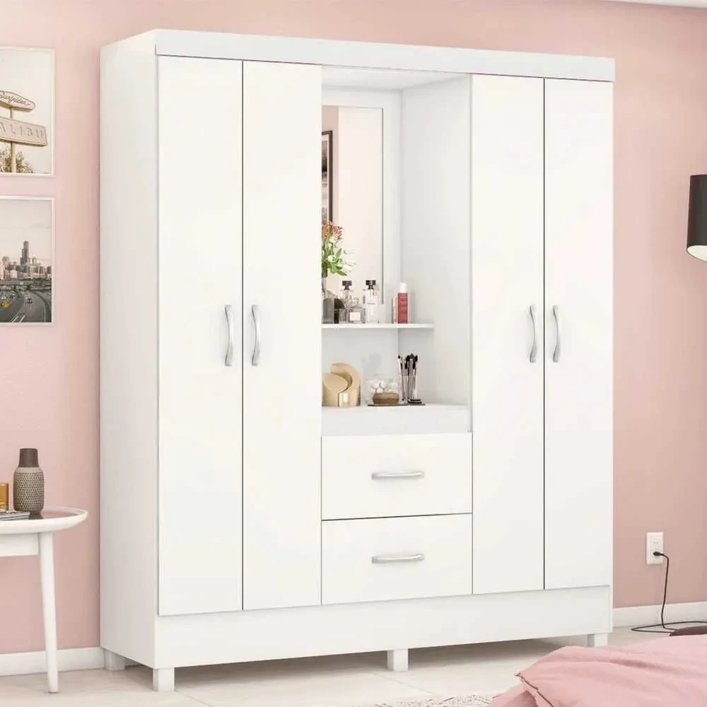 Guarda Roupa Casal Capelinha Lord 4 Portas - 1