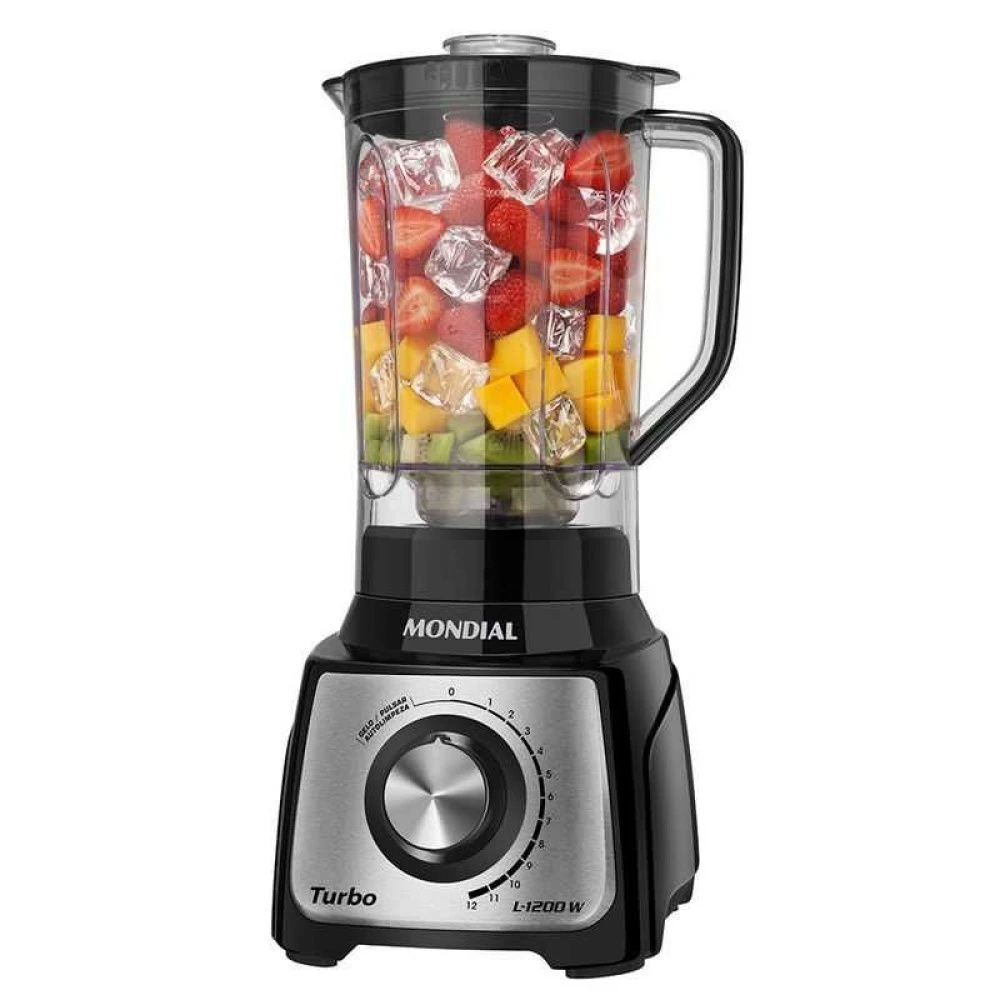 Liquidificador Mondial 3 Litros 1200W L-1200 BI - 1