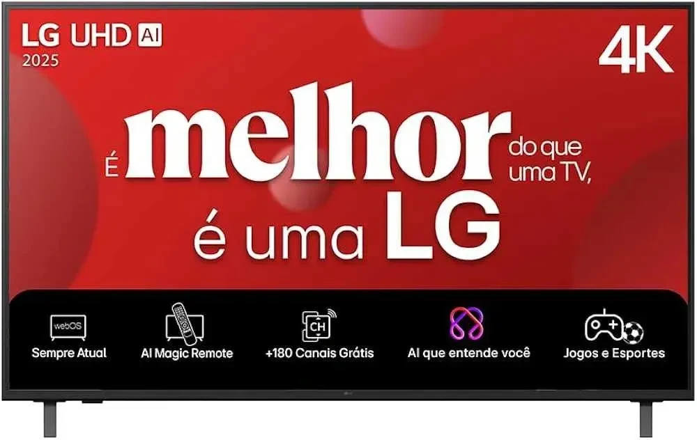 Smart TV 75" 4K LG UHD 75UA85 Preto - 1