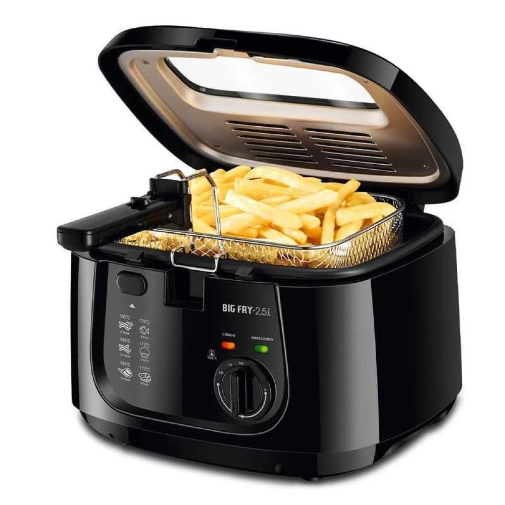 Fritadeira Elétrica Mondial Big Fry 2,5 Litros 1500W FT-07 - 1
