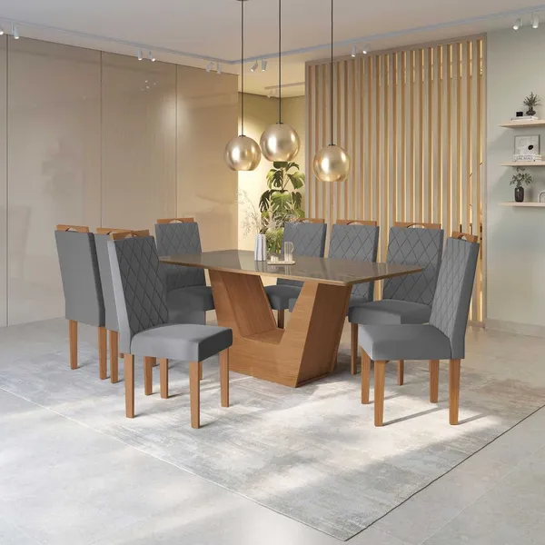Mesa ou Conjunto de Sala de Jantar Verbana Kappesberg