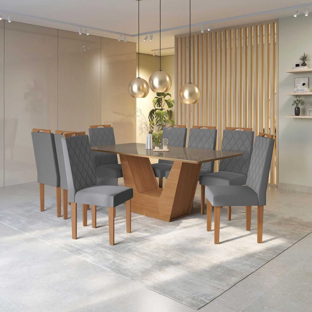 Mesa ou Conjunto de Sala de Jantar Verbana Kappesberg - 1