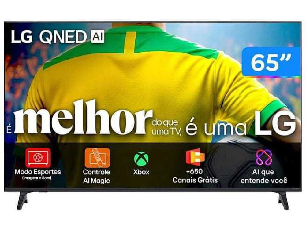 Smart TV 65 QNED Alpha7 AI 4K LG 65QNED73 - 1