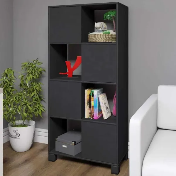 Armário para Escritório Wally 4 Portas 4 Nichos