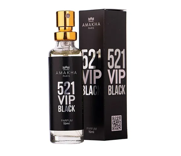 Amakha Paris Deo Colônia Masculino 521 Vip Black 15ml