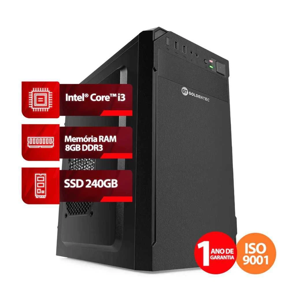 Computador Intel Core i3 4ª Geração, 8GB, SSD 240GB SATA, Linux - 1