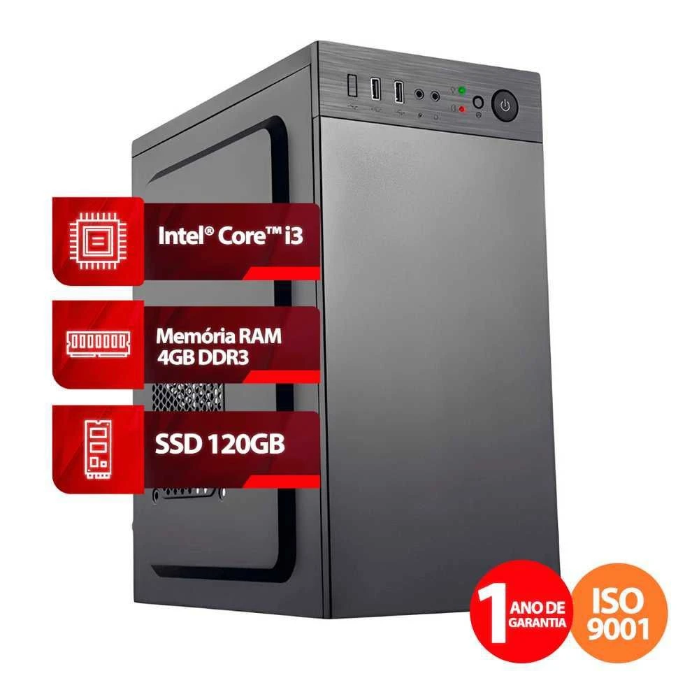Computador Intel Core i3 2ª Geração, 4GB, SSD 120GB, Linux - 1
