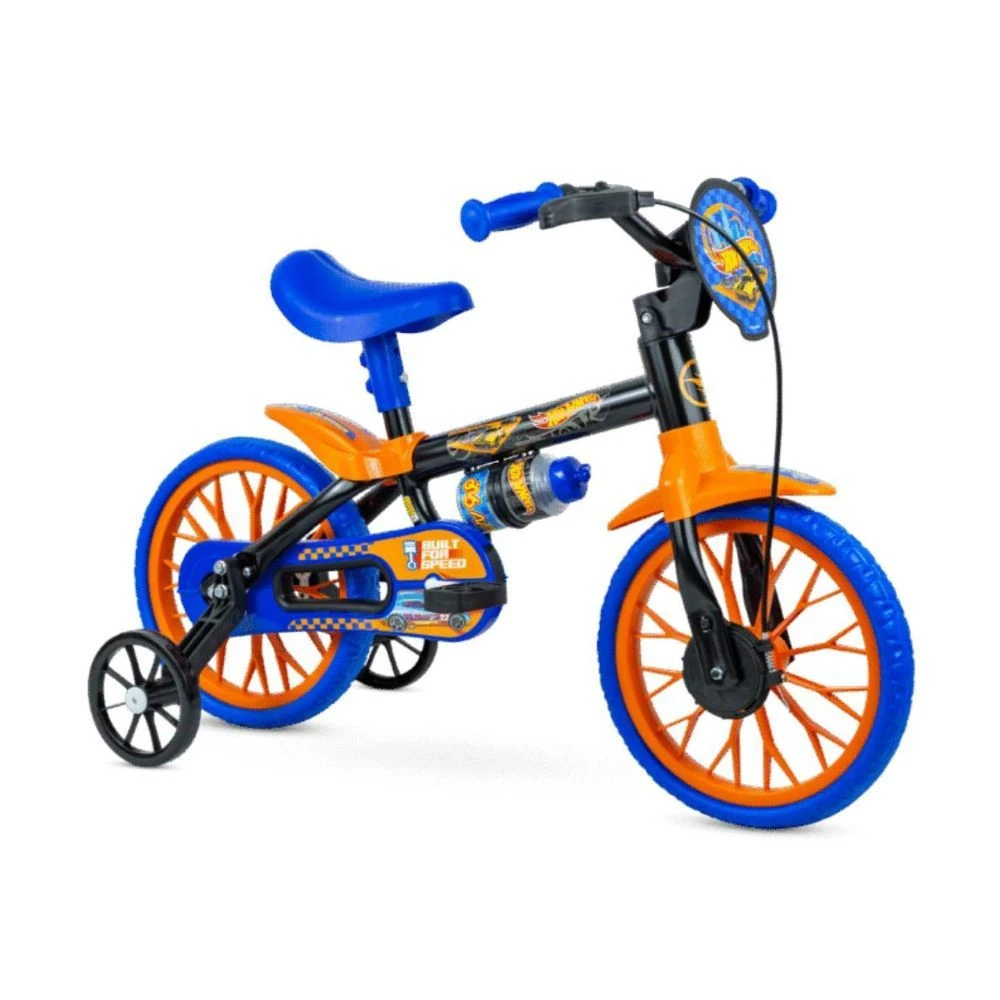 Bicicleta Infantil Aro 12 Hot Wheels - Nathor - 1