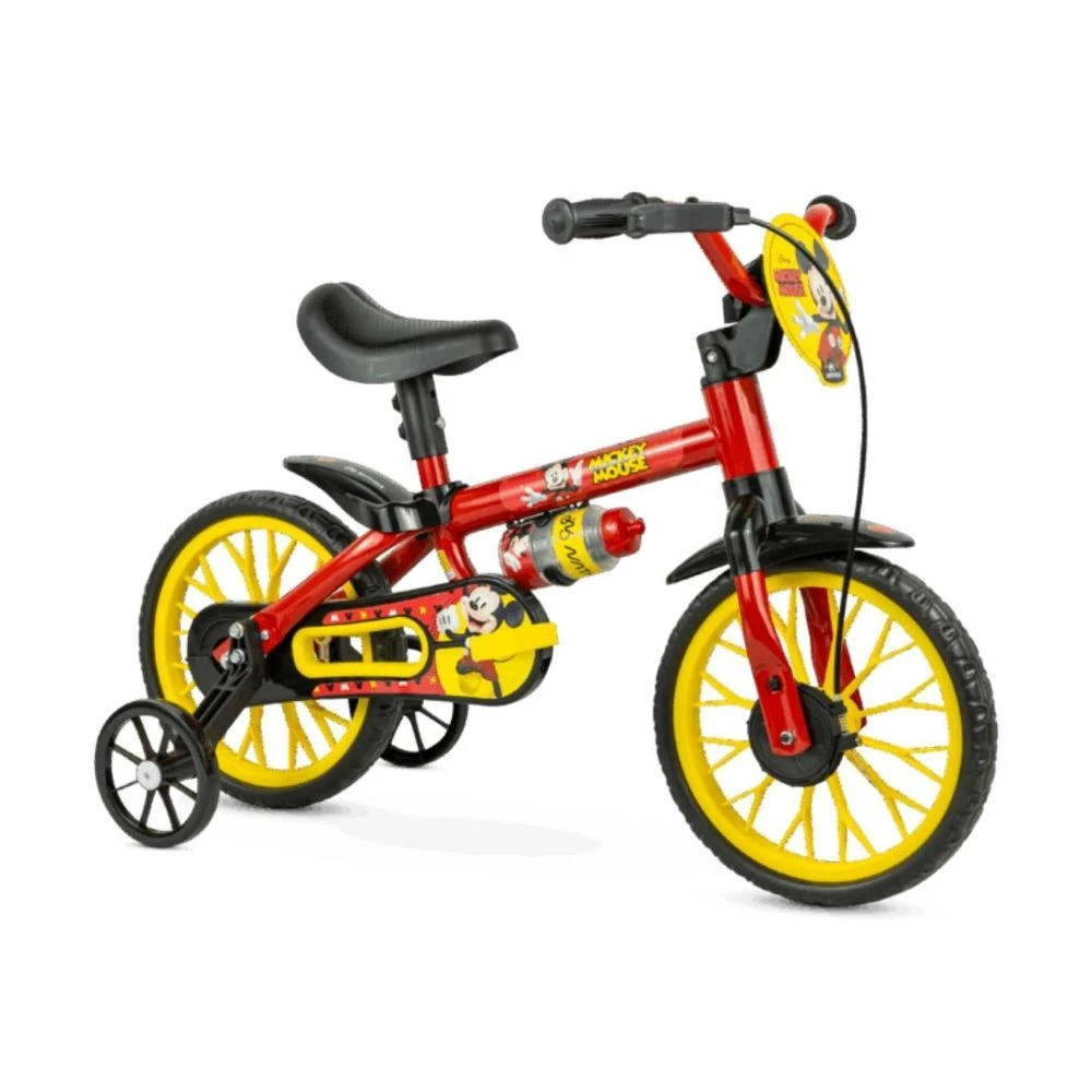Bicicleta Infantil Aro 12 Mickey - Nathor - 1