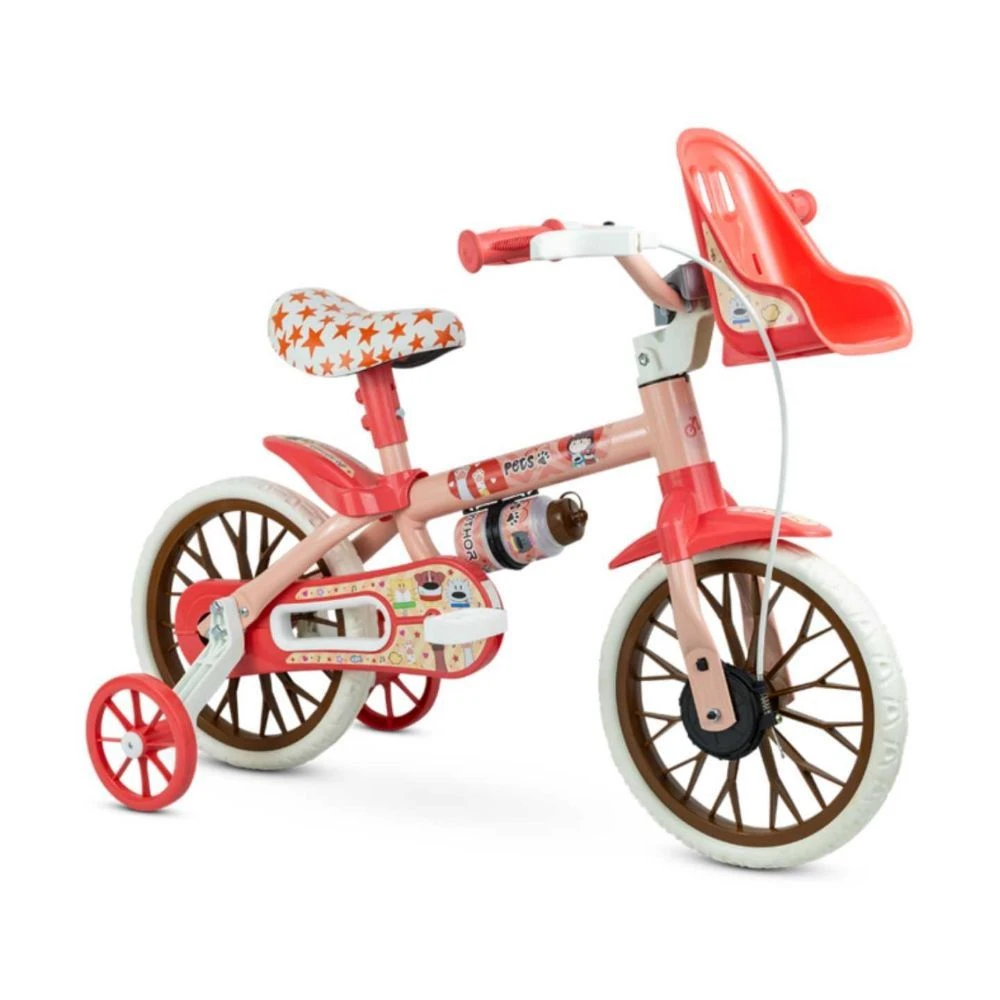 Bicicleta Infantil Aro 12 Pets - Nathor - 1