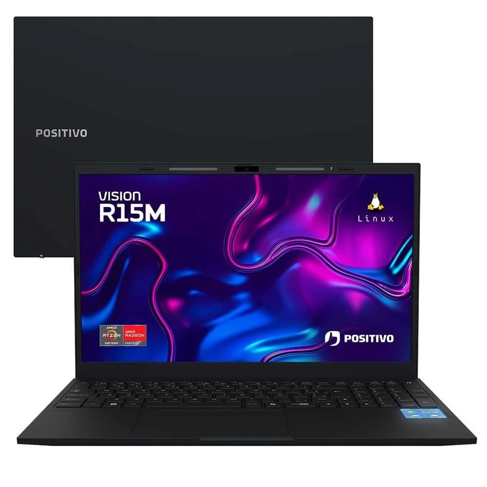 Notebook Positivo Vision R15M Ryzen 7 8GB 256GB - 1