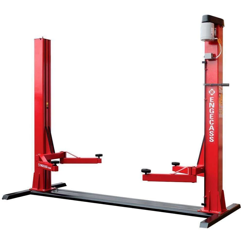 Elevador Automotivo 2,6T ECO-2600 Vermelho Lubrificação a Óleo Trifásico 220V ENGECASS-40964 - 1