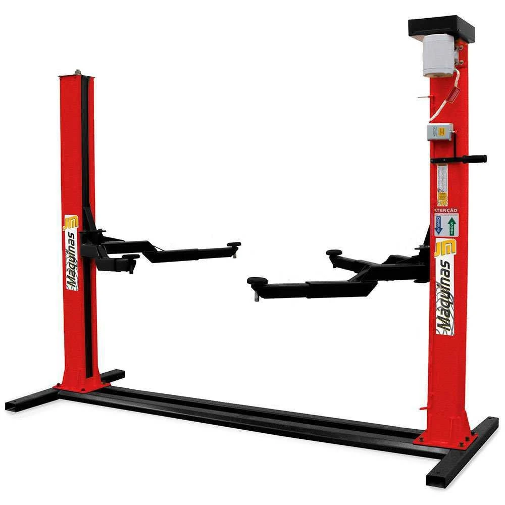 Elevador Automotivo Vermelho 2,5 Toneladas 220V Trifásico JM MAQUINAS-6134-VM - 1