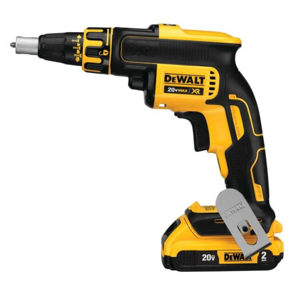 Parafusadeira Drywall 1/4 Pol. 20V Max Brushless DEWALT-DCF620D2-B2 - 1