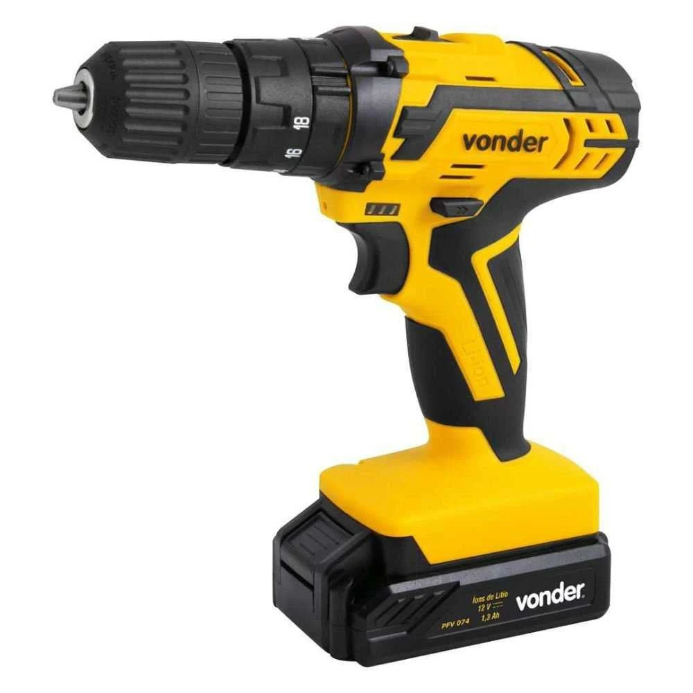 Parafusadeira/Furadeira de Impacto PFV074 a Bateria 12V VONDER-6001074000 - 1