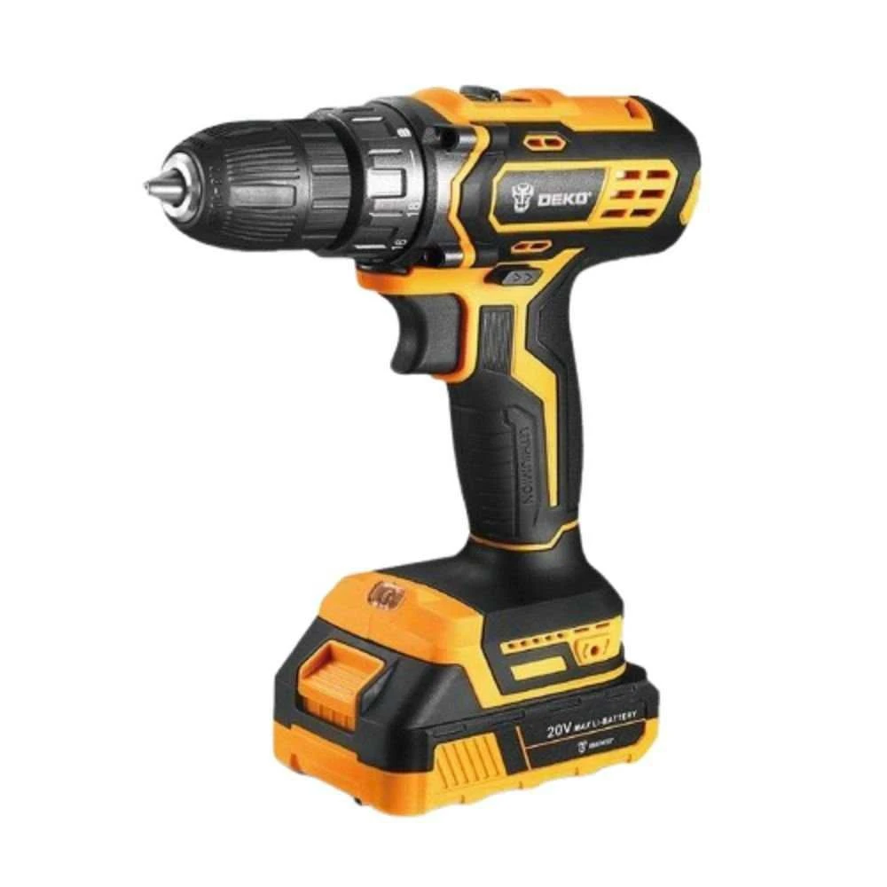 Combo Parafusadeira Furadeira 3/8 Pol. 20V + Bits DEKO-K8277 - 1