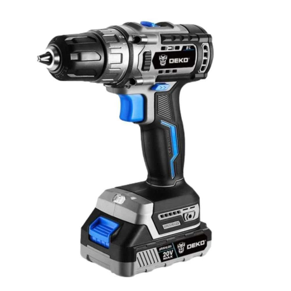 Parafusadeira Furadeira Brushless 3/8 Pol. 20V DEKO-DKBL20DU3-BS2 - 1