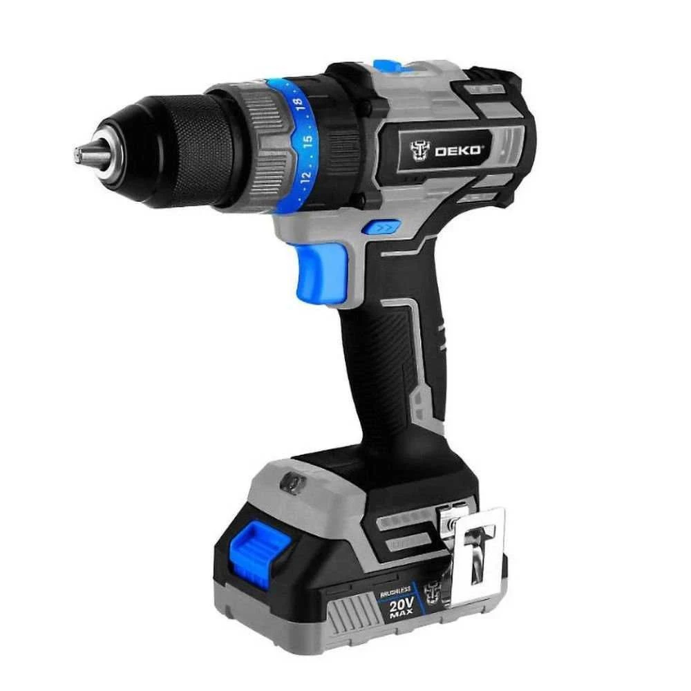 Parafusadeira Furadeira Impacto 1/2 Pol. Brushless 20V DEKO-K5987 - 1