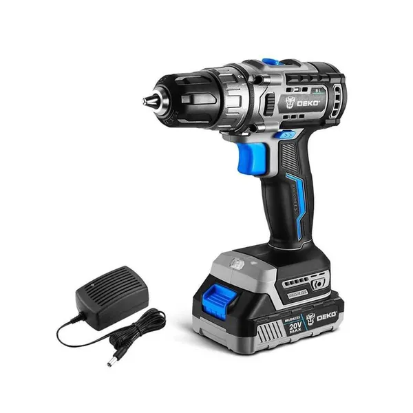 Parafusadeira Furadeira Brushless 3/8 Pol. 20V + Bateria DEKO-K5986