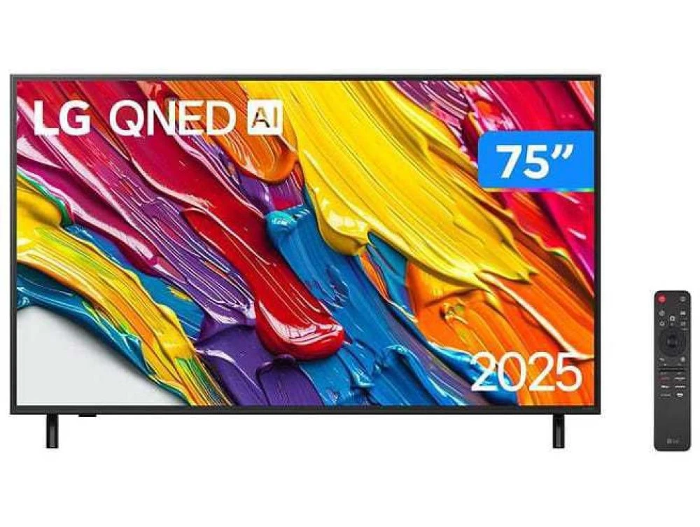 Smart TV 75 LG 4K Ultra HD QNED 75QNED82ASG - 1