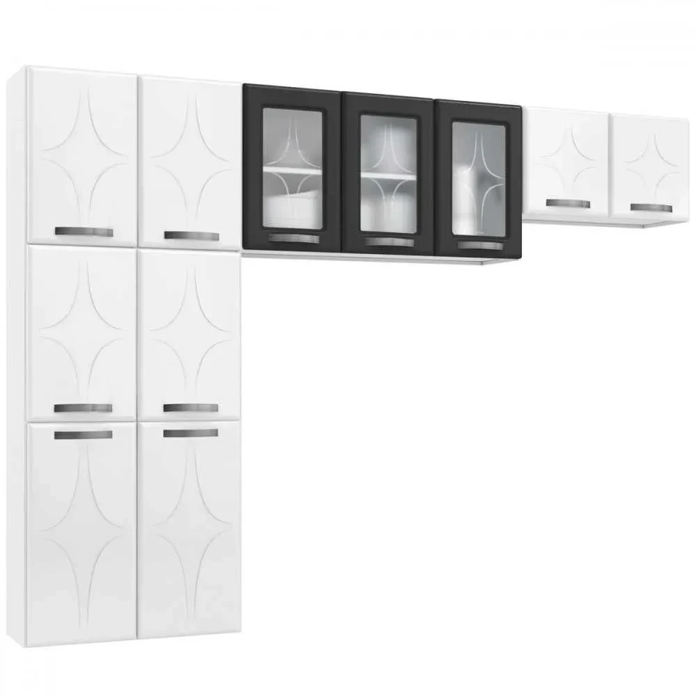 Cozinha de Aço Compacta Rubi 11 Portas - 1