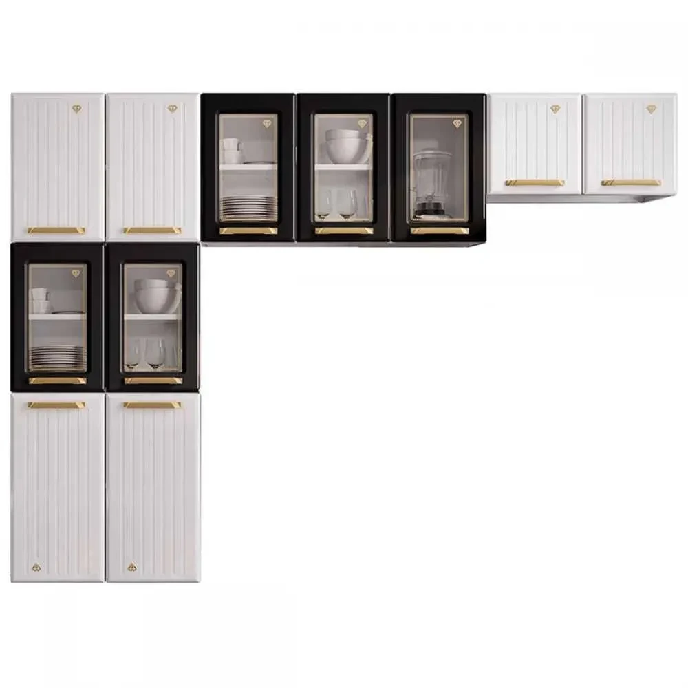 Cozinha de Aço Compacta Diamante 11 Portas - 1